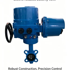 Electric Disc butterfly Valve with Intelligent IP68 Electric Actuator, butterfly Valve Water Flow Control Valve