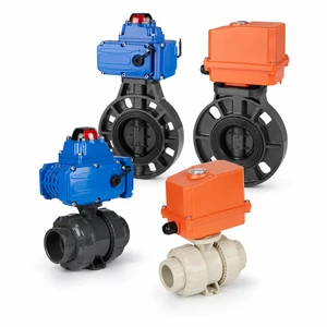 Factory Direct Electric Valve Series UPVC Butterfly Valve And Ball Valve For Water Chemical Pipeline Control System
