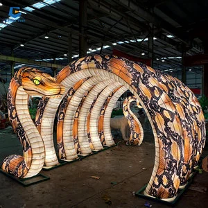 SG-RT211 Design Large Halloween Outdoor Spooky Tunnel Lantern Festival Snake