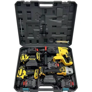 Factory Sales for HIERKIN Combo Power Tools Kits Tool Set 20V Cordless Drills Battery DIY Power Tool Combo