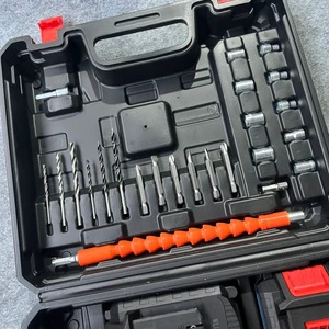Hardware Power Tool Combo Kit Cordless Electric Drill Machine Screwdriver Hard Case OEM Box Set