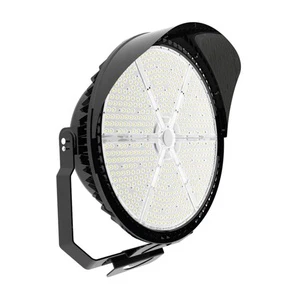 LED Round Flood Light 300W High Power Sports Lighting Fixture with 30 or 60 Degree Narrow Beam Angle