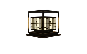 Solar Powered LED Column Light IP65 Waterproof for Decorative Villa Garden Resort Gate Pillar Post Lamp