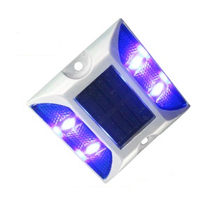 Railway Tunnel Bridge Square Park Other Road Surface IP68 Waterproof Aluminum+Anti-UV PC LED Solar Road Nail Lamps CE ROHS