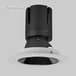 Commercial Trimless Down Light Hotel Deep Recessed Adjustable Led Downlight Solution Modern Downlight Trimless Spotlight Dali