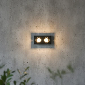 2x8W LED Recessed Downlight Aluminum Black Shell Modern Design 6000K Double Spotlight for Commercial Interior Lighting