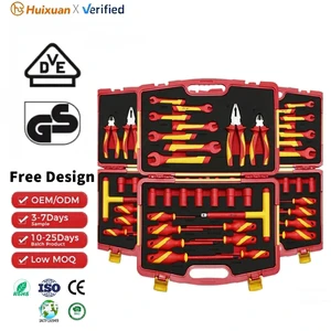 Cordless Power Tool Combo Kit Electric Drill Impact Wrench Socket Ratchet Bit Set Mechanic Repair Hand Tool For Garden Home