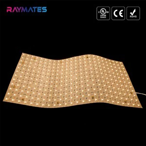 Raymates 576leds Custom 24v Dimmable Cuttable Backlit ultra Thin Multicolored Flexible Backlight Led Flex Sheet Panel Light