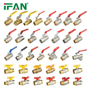 IFAN NPT BSP Female Male Threaded 1/4'' - 4'' Forged All Size Lead Free Brass Gas Water Ball Valve