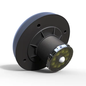 OEM Factory Direct Solar Motion Sensor Ceiling Light Portable Toilet IP54 Waterproof Outdoor LED Roof Light 2000mAh Battery Lighting