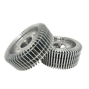 100-200W Heat Sink for Highbay Light Cylindrical Heat Sink Extruded Aluminum Heatsink Case