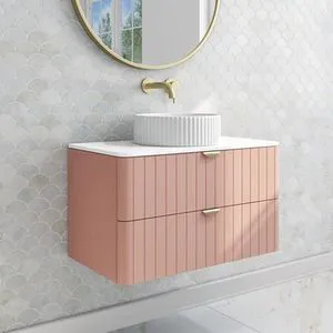 Modern Wall-mounted Bathroom Cabinet Custom High Quality Vanity Storage Cabinet With Drawer Ceramic Sink Combo