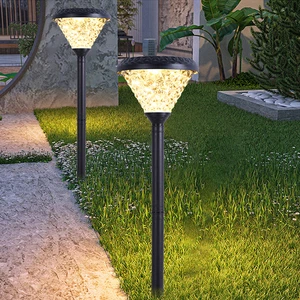 High Quality Courtyard Column Lamp Wide Luminous Angle LiFePO4 Battery 20w All in One Solar Pillar Lights