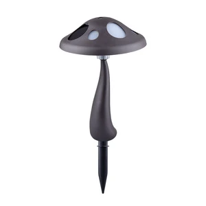 New Decoration Villa Courtyard Landscape Simulation Luminous Big Mushroom Plastic IP65 Outdoor RGB Solar Garden Lawn Light