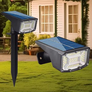 Wholesale Solar Landscape Spotlights White Wireless Yard Wall Pathway Ground Lawn Patio Waterproof Solar Garden Lights