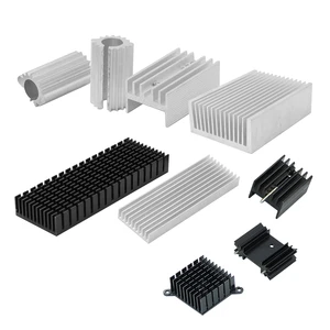 Manufacturer Custom CNC 6063 Alloy Profile CPU LED Extruded Aluminum Heat Sink