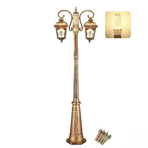 Hot Selling Retro European Style IP65 Garden Post Lamp Sun Resistant Long Service Life Outdoor Street Lamp Villa Path Lamp