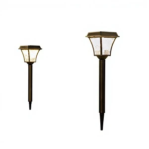 Solar-Powered Ground Lawn Lamp IP65 Waterproof LED Outdoor Light with Smart Switch Control and 3-Year Warranty for Home Use
