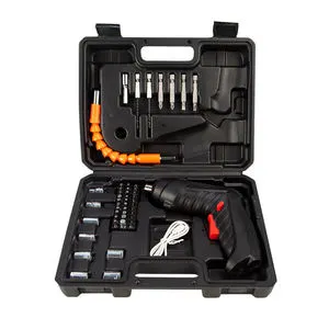 Repair Tool Set 47pcs Electric Screwdriver 4V Li-Ion Battery Cordless Mini Screwdriver Carbon Steel OEM for Household Repair