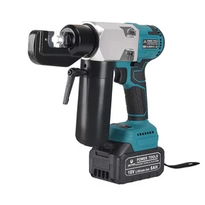 4-70 Sqmm 18V Battery Hydraulic Crimping Tool with 12mm Stroke 60KN Output 2-3s Crimping Time for Al and Cu Cable Clamp
