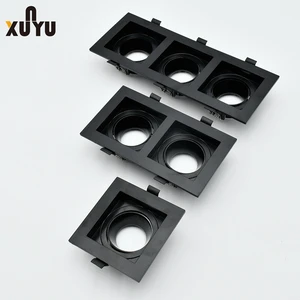 GU10 MR16 LED Ceiling Downlight Housing Adjustable Spot Fixture Recessed Surface Mount For Home Office Retail Lighting