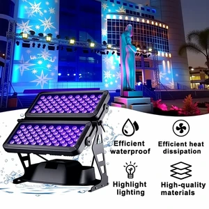 Factory Price 120 X10 W RGBW IP65 Led Stage City Color Light Wall Washer With Flight case