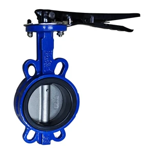 Manual Standard Pneumatic Wafer Butterfly Valve With Rubber Seat Water Valve butterfly Valve 10 Inch butterfly Valve Price