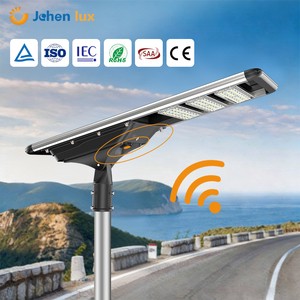 Aluminum 100w 150w 200w 250w 300w Outdoor Led Solar Street Light With Cctv Camera