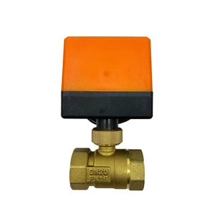 Proportional 1 Inch Brass Modulating Valve Regulator 4-20ma 0-10v 0-5v DN25 Ball Valve for Water for Water Management