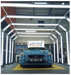 ZG/E1009 Aluminium Housing Car Workshop Lights Auto Detailing Inspection Garage Lamp Light Tunnel