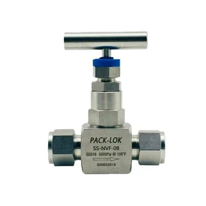 Factory Direct Sales Stainless Steel SS316 Ferrule Globe Valve with Double Seat Ring for Petrochemical and Gas Applications