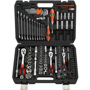 126 Piece Mechanic Tools Full Automotive Set Auto Repair Set Diy Tool Wrench Socket Hardware Tool