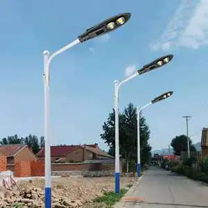 High Lumen LED Solar Street Light IP67 Rated Integrated and Waterproof Aluminum Alloy Outdoor Powered by Sunlight