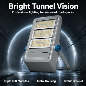 IP65 IK10 190LM/W Fast Heat Dissipation Isolated Driver Led Tunnel Flood Light for Subway Metro Railway