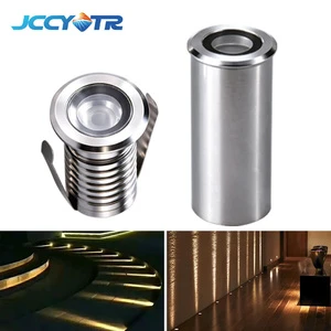 High Quality Floor Spotlight IP68 Stainless Steel 220V 35mm Deck Stair Step Foot Bridge 3W Outdoor Landscape LED Inground Light