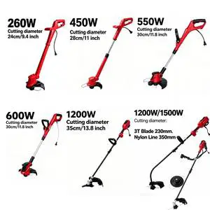 Vertak 260W 450W 550W 600W 1200W 1500W AC Electric Corded String Trimmer Weed Wacker Eater Grass Trimmer