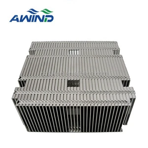 Customized Aluminium Radiator Flat Heat Sink Ram Waved soldered Fin Heatsink