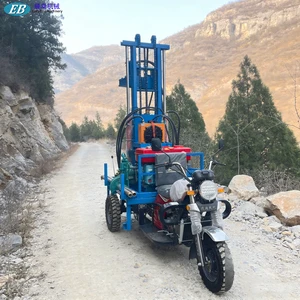 Motorcycle Drill Machine 100m 150m 200m Deep Portable Tricycle Water Well Drill Machine Factory Direct Sale