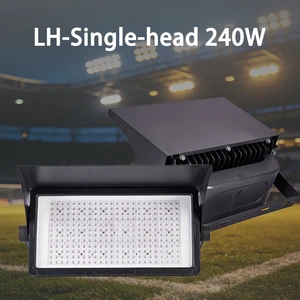High-Power 240W 288 LEDs Foldable LED Floodlight Aluminum Housing IP66 Waterproof Dimmable for Outdoor Soccer Fields Sports