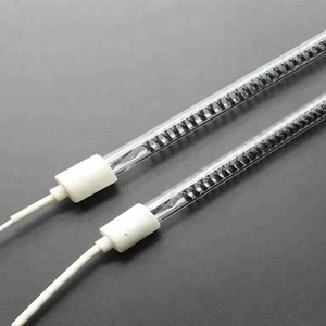 Custom 220V Heat Resistant Far Infrared Quartz Heater 800W 1000W Carbon Fiber Infrared Heating Tube For Textile Printing Dryer