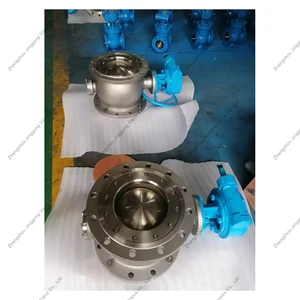Soft Sealed Eccentric Semi Ball Valve with Rubber Seat for Clean Water