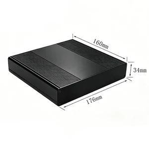 Custom Extruded Aluminum Enclosure Electronic Project Box Heatsink Profile Case Metal Housing for PCB Aluminum Project Box