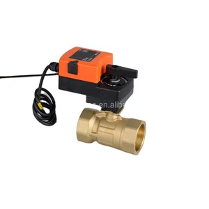 Winvall 6N.m Electric Proportional Control Valves 24VDC/AC 0-10V 4-20mA Modulating Motorized Ball Valve DN32 DN40 DN50