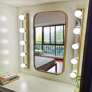 Wall-Mounted Mirror Lamps Bathroom Bedroom Vanity Makeup Light Universal Voltage 100-240V Energy-Saving LED No Drilling Required