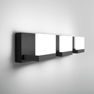 LED Vanity Lights Aluminum Square LED Mirror Wall Lamp Color Switchable Wall Light Bedroom Vanity Wall Light for Mirror Front