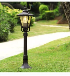 European Style 800MM Outdoor Landscape Pole Lawn Light 12W 30W Garden LED Pillar Guard Light