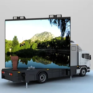 LED Advertising Truck P6 Waterproof Display Screen For Outdoor Mobile Publicity Billboard