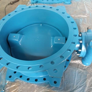 DN1000 Double Eccentric Butterfly Valve with Gearbox