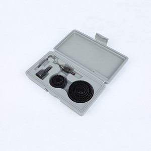 11PCS Carbon Steel Hole Saw Set Wood Cut for Carpentry Woodworking with Mandrel