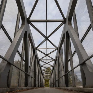 Customizable Large Span Steel Arch Bridge Light Frame Heavy Traffic Applications Excellent Load Bearing Performance ASTM Modern